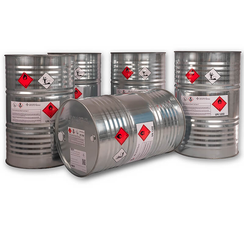 Дизельное топливо в бочках